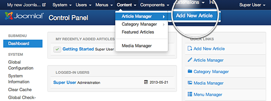 add article